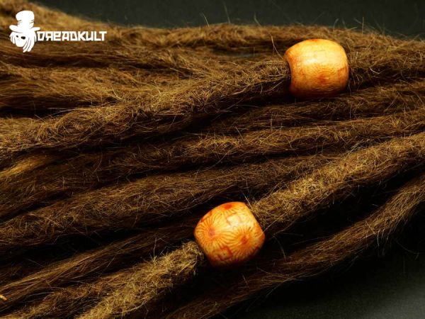 Holzmurmel dreadlockperlen, dreadschmuck, dreadperle, dreadschmuck, gypsy, goa, goaschmuck, dreadkult, dreadfarm, hippie, hippieschmuck, goa, goaschmuck